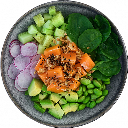 Vegan Salmon Poke